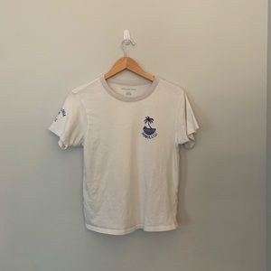 american eagle white aloha rare shirt